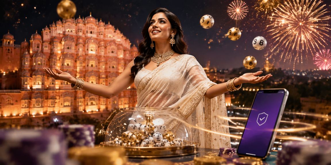 Lottery and festive celebration in Jaipur